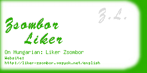 zsombor liker business card